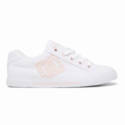 DC Chelsea Women's White/Pink Sneakers Australia AWO-710